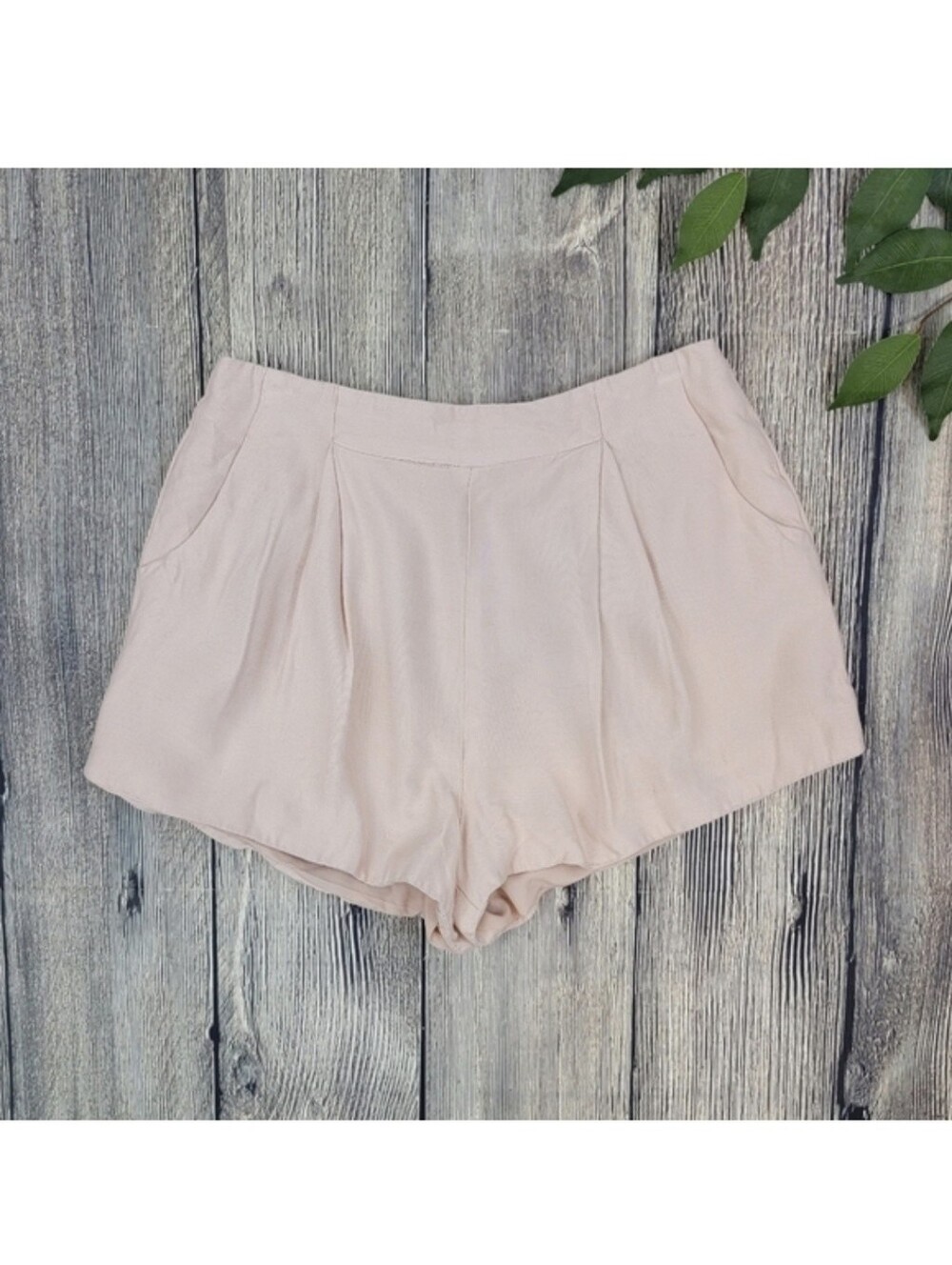C/MEO Collective Blush Pink High Rise Shorts